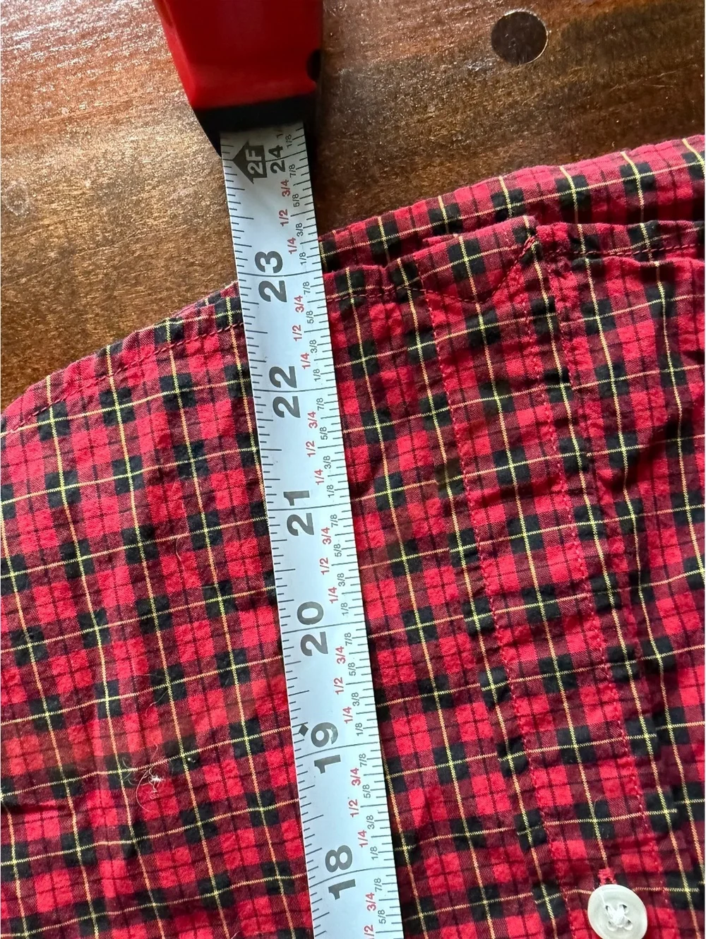 Polo Ralph Lauren Boy’s Red Plaid Button-Down Shirt Medium